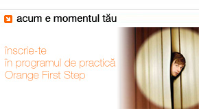 inscrie-te in programul de practica "Orange First Step"