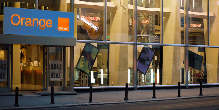 Orange shop