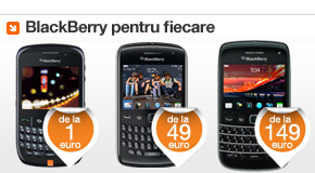 BlackBerry pentru tine, la pret special