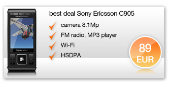 best deal Sony Ericcson C905