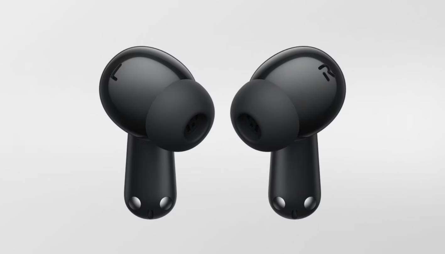 OPPO Enco Air4 Pro - Design Moonlight White și Midnight Black