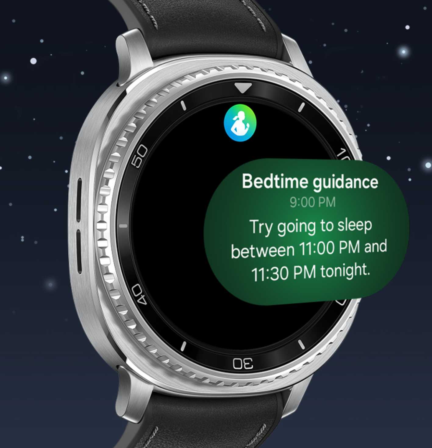 Samsung Galaxy Watch8 Classic - Îndrumări pentru ora de culcare rutină sănătoasă