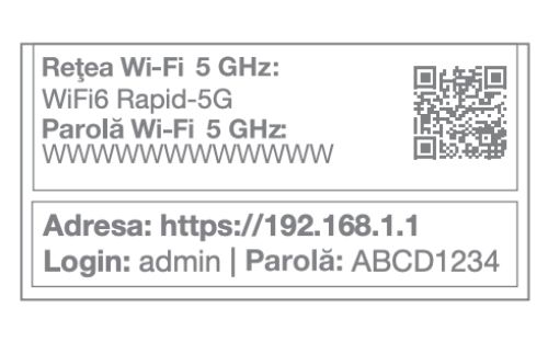 Interfața de configurare avansată Livebox afișată în browser