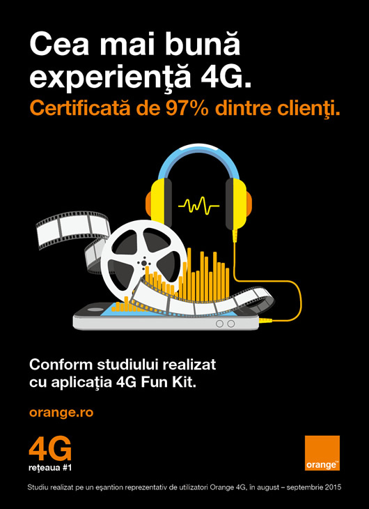 Clienții Orange certifică rețeaua Orange 4G